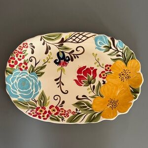Eva Mendes for New York & Company Floral Platter 17”Replacement ( discontinued )